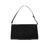 Louis Vuitton Black Epi Pochette Pouch