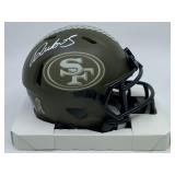 Autographed Deebo Samuel 49ers Mini Helmet