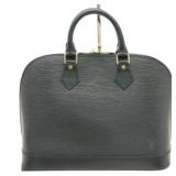 Louis Vuitton Black Epi Alma Handbag