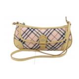 Burberry Pink Nova Check Shoulder Bag