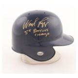 Autographed Wade Boggs Red Sox Mini Helemt