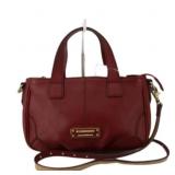 Burberry Maroon Shoulder Handbag