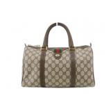 GUCCI GG Supreme Mini Boston Bag