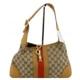 Gucci Canvas Jackie Shoulder Bag