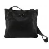 Prada Black Leather Shoulder Bag