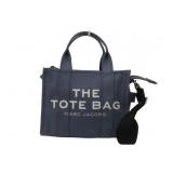 Marc Jacobs Blue Canvas 2 Way Shoulder Tote Bag