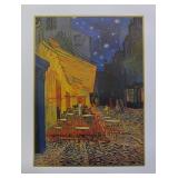 Van Gogh Terrace Cafe At Night XL Lithograph