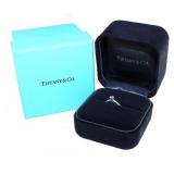 Tiffany & Co. Platinum 1/5 ct VVS Diamond Ring