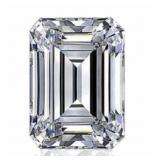 Emerald Cut 4.02 Carat VS2 Lab Diamond
