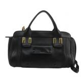 Chloe Black Leather 2WAY Handbag