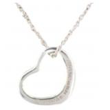 Tiffany & Co. Open Heart Necklace