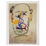 Picasso HALF BALD MAN WITH BEARD Estate Signed