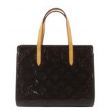 Louis Vuitton Maroon Verni Handbag