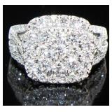 Cushion Cut 2.15 ct VS Lab Diamond Ring