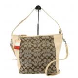 Coach Tan Signature 2WAY Shoulder Bag