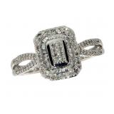 10kt Gold Brilliant Diamond Ring