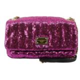 Dolce & Gabbana Pink Sequin Shoulder Bag