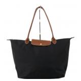 LONGCHAMP Black Medium Le Pliage Handbag