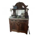 Marble Top Sideboard