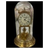 Forestville Anniversary Clock Brass