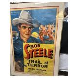 Vintage 1935 Film 32 x 46 ï¿½  Bob Steele in Trail
