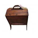 Vintage Walnut Sewing Basket
