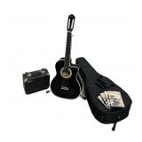 Guitar wï¿½ Esteban ï¿½s Lessons, Guitar Case & Amp