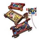 Collectorï¿½s Wooden Wagins wï¿½ Blocks