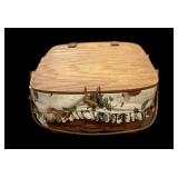 12 ï¿½ Double Lined Longaberger Pie Carrier