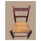 Vintage Ladder Back Chairs wï¿½ Woven Set