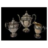 Antique Homan Plate on Nickel WM Mounts Tea