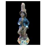 Vintage Borghini Man Smoking Pioe Decanter