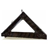 Antique Triangular Wall Mirror Halltree