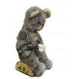 1950s Cola Drinking Bear wï¿½ Tin Base