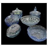 (6) Pc Blue Glass-ALL GOOD