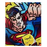 Superman - 16" x 20" Gallery Wrapped Canvas
