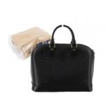 Louis Vuitton Black Epi Handbag
