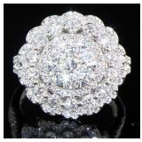 Brilliant 2.20 ct VS Lab Diamond Cocktail Ring