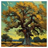 Ancient Oak Tree 1 LTD EDT Signed by Van Gogh LTD