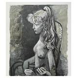 Picasso SYLVETTE AU FAUTEUIL 1980 LTD EDT