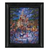 Disney Beauty & Beast Finding Love Framed Kinkade