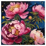 Peony Starry Night 2 LTD EDT Signed Van Gogh LTD