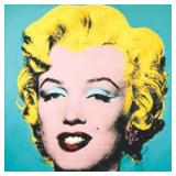 Andy Warhol Marilyn Shot Blue Lithograph