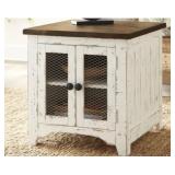 Ashley Wystfield Farmhouse  Storage End Table