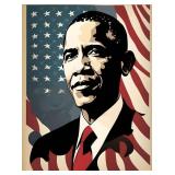 Obama 2 Hand Signed Artist Proof