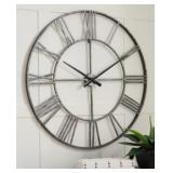 Ashley Paquita Wall Clock W/ Roman Numerals