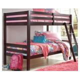 Halanton Twin over Twin Bunk Bed W/ Ladder