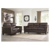 Ashley Navi Fossil Sofa & Love Seat