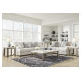 Ashley Brebryan 95-In Flannel Sofa & Love Seat