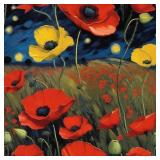 Poppy Field LTD EDT Hand Signed Van Gogh LTD